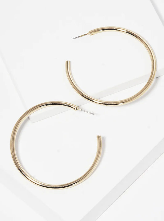 50mm Metal Hoop Earrings