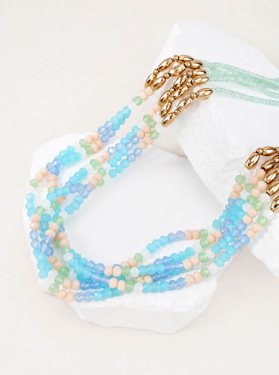 Layered Seed Bead Necklace