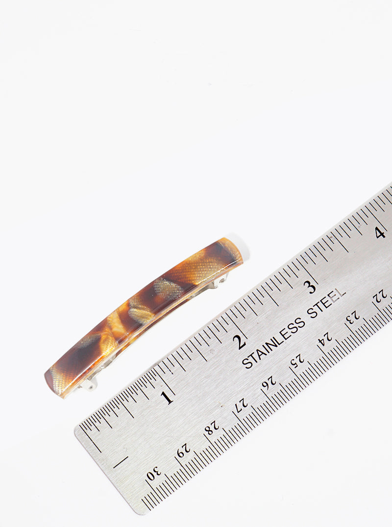 6-piece Curved Bar Acetate Hair Clips Set