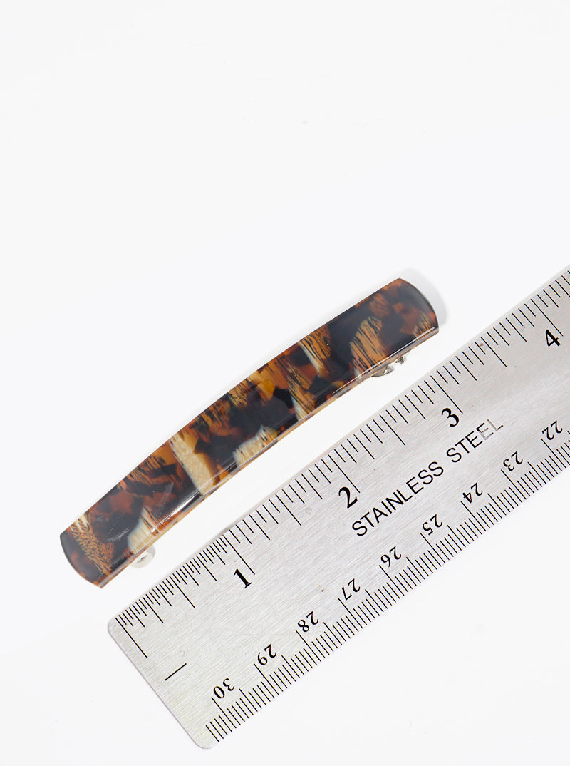 6-piece Curved Bar Acetate Hair Clips Set