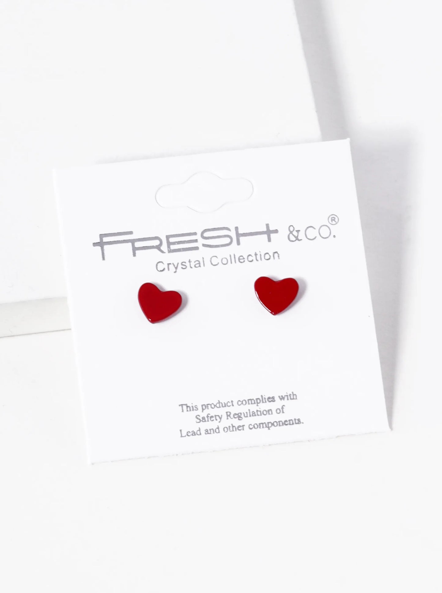 6mm Dainty Heart Stud Earrings