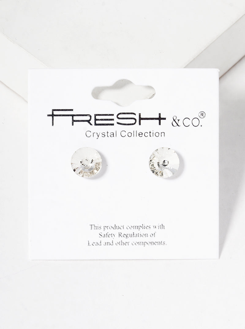 7mm Swarovski Post Stud Earrings