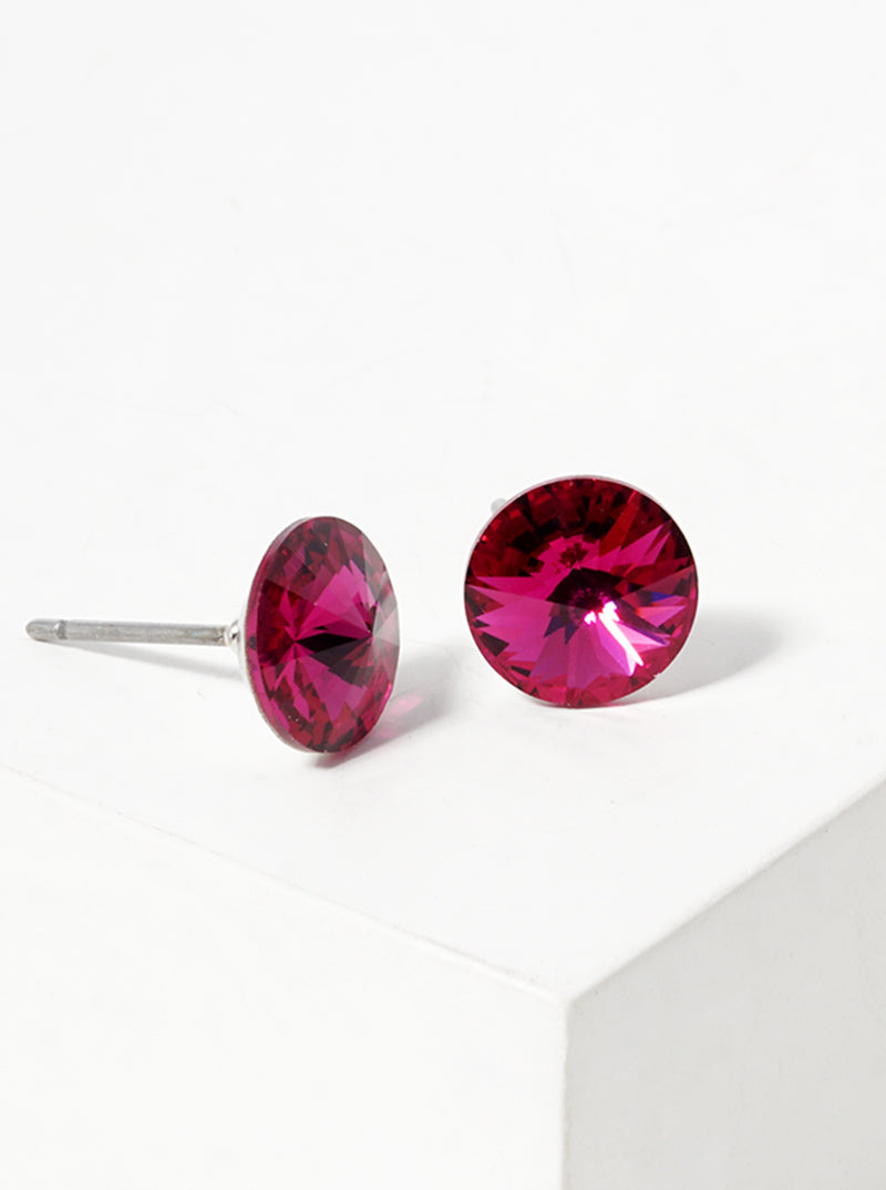 7mm Swarovski Post Stud Earrings