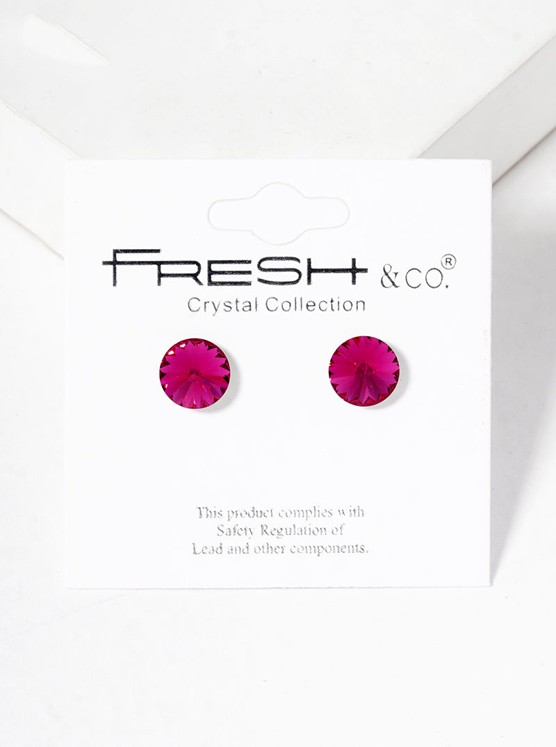 7mm Swarovski Post Stud Earrings