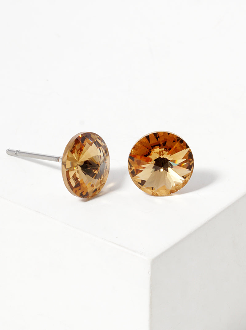7mm Swarovski Post Stud Earrings