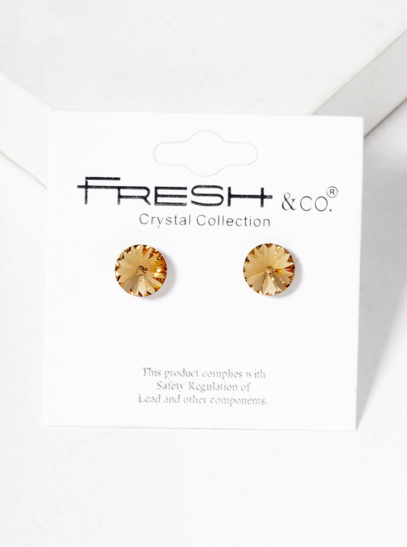 7mm Swarovski Post Stud Earrings