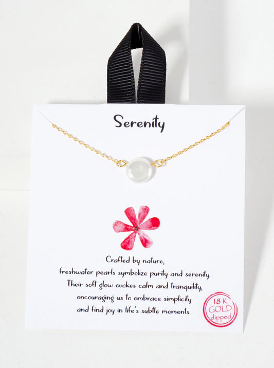 8mm Freshwater-Pearl Pendant 18K-Gold-Dipped Necklace