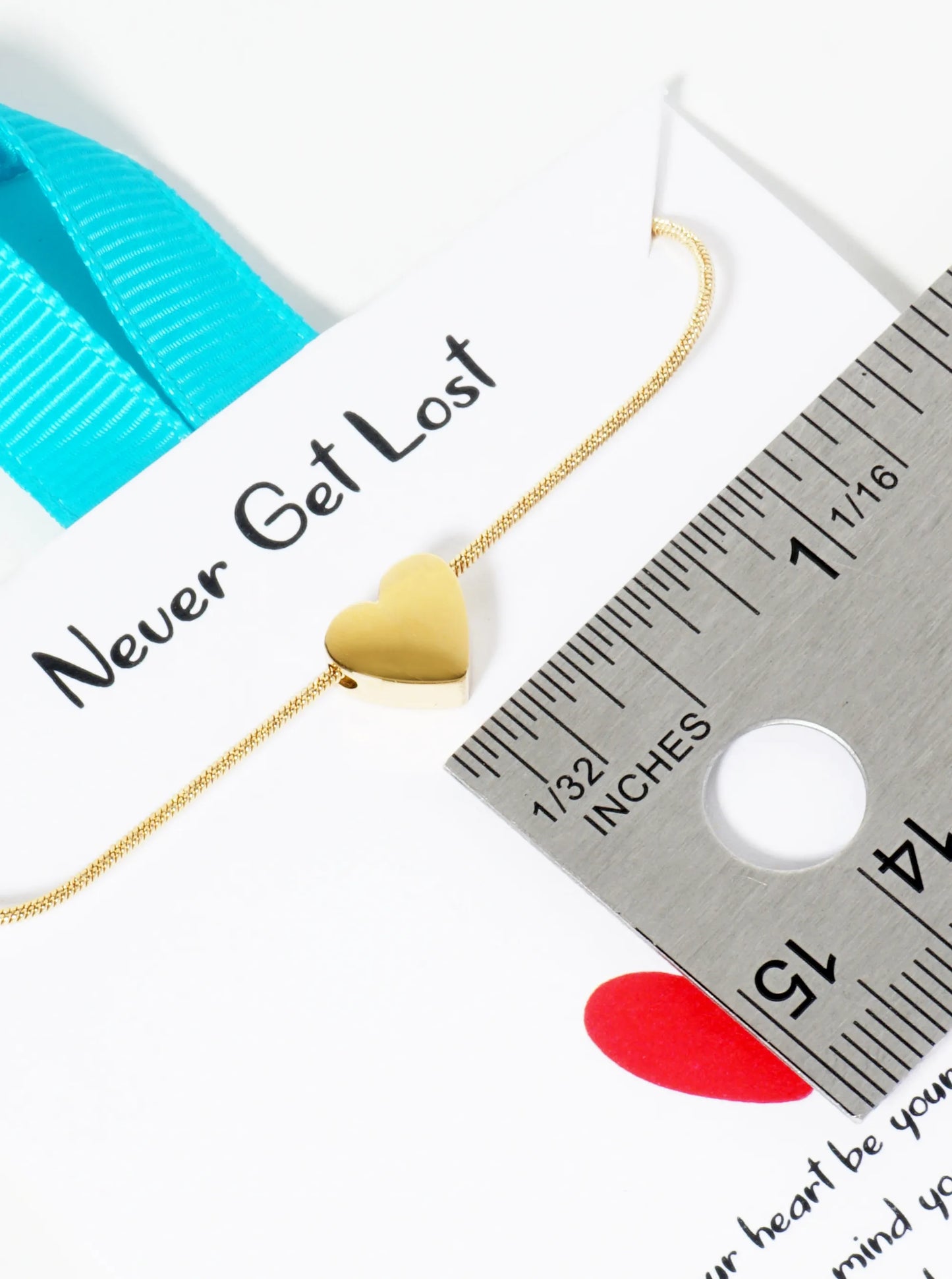 9mm Heart Pendant Hypoallergenic Stainless Steel Necklace