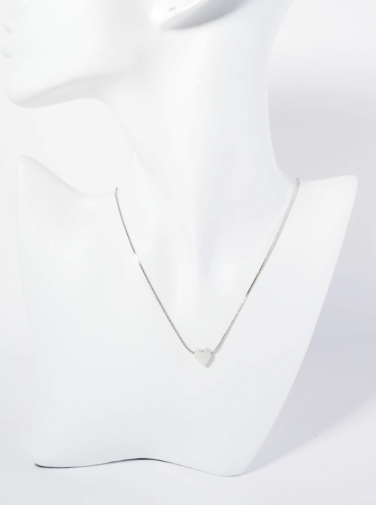 9mm Heart Pendant Hypoallergenic Stainless Steel Necklace