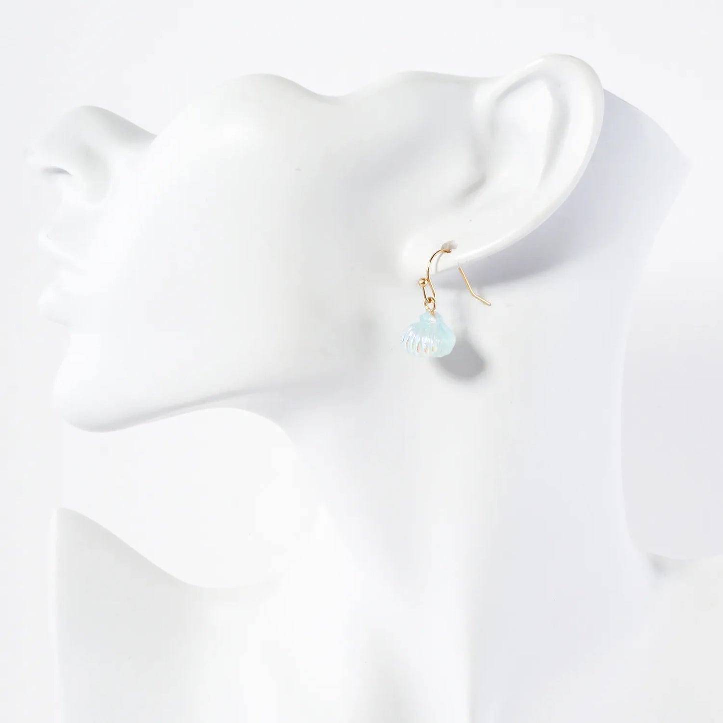 AB Coated Imitation Shell Pearl Dainty Dangle Earrings