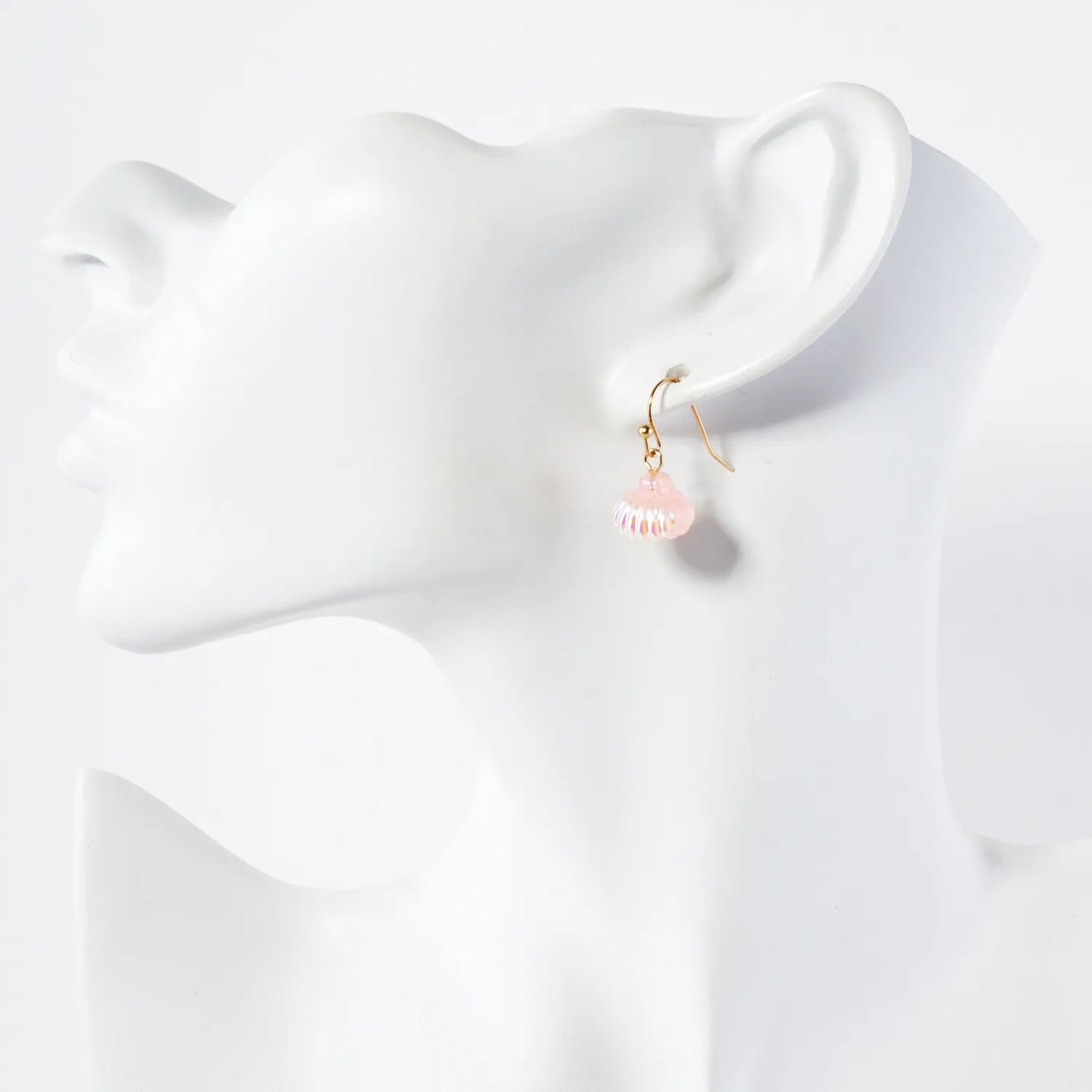 AB Coated Imitation Shell Pearl Dainty Dangle Earrings