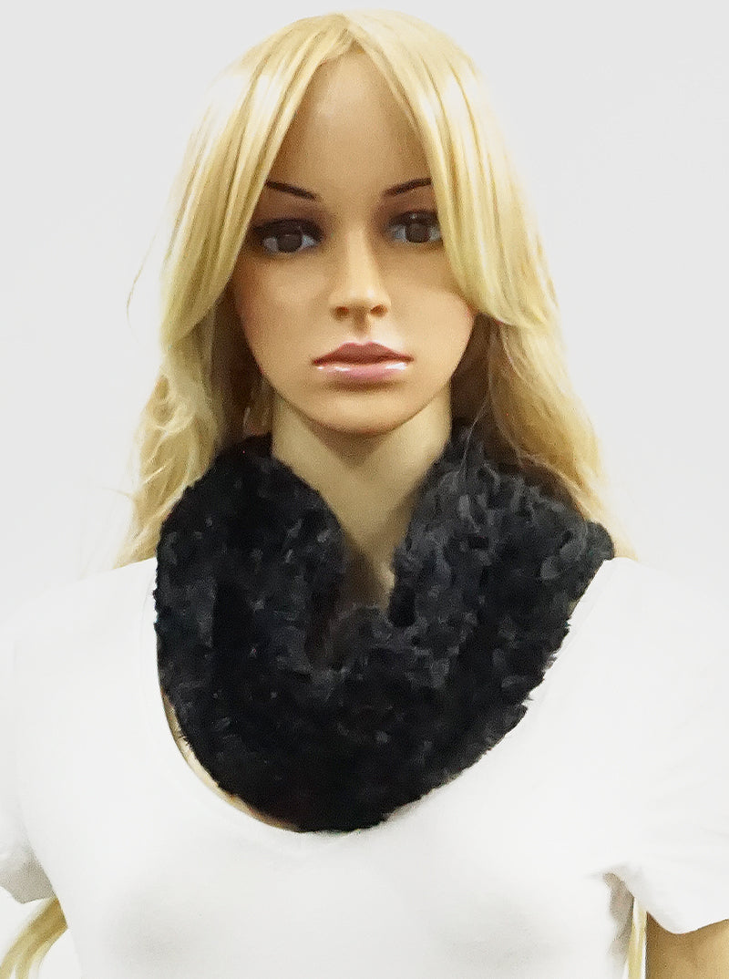 ACRYLIC FUR INFINITY SCARF