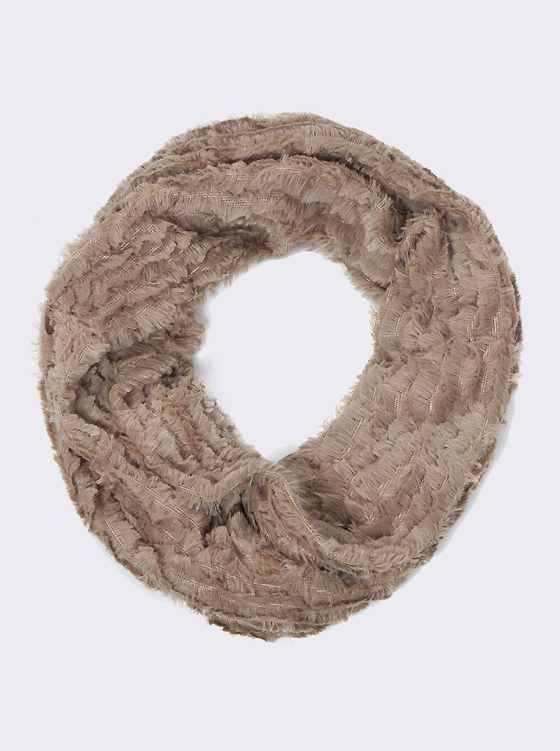 ACRYLIC FUR INFINITY SCARF