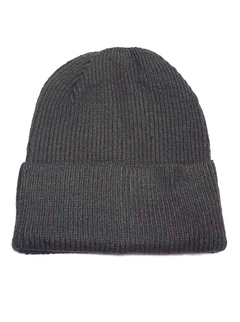 Acrylic Knit Ribbed Beanie