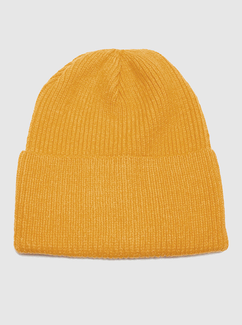 Acrylic Knit Ribbed Beanie
