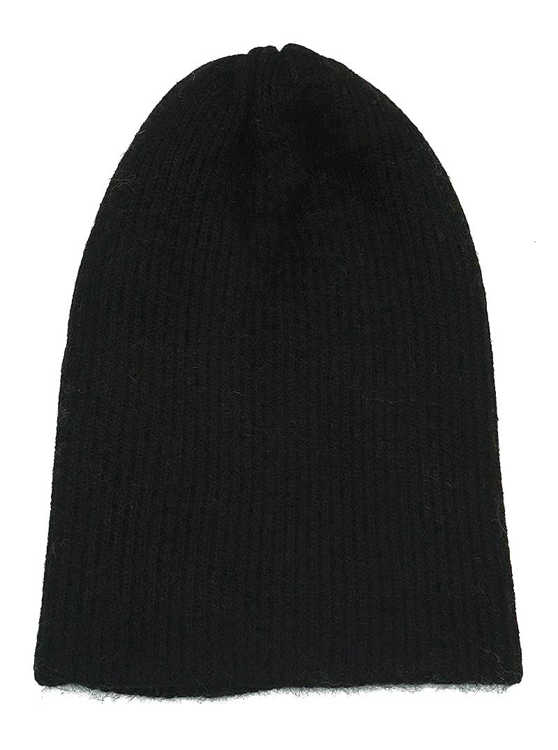 Acrylic Knit Ribbed Hipsster Beanie