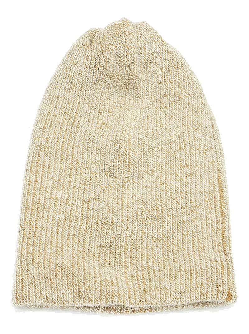 Acrylic Knit Ribbed Hipsster Beanie