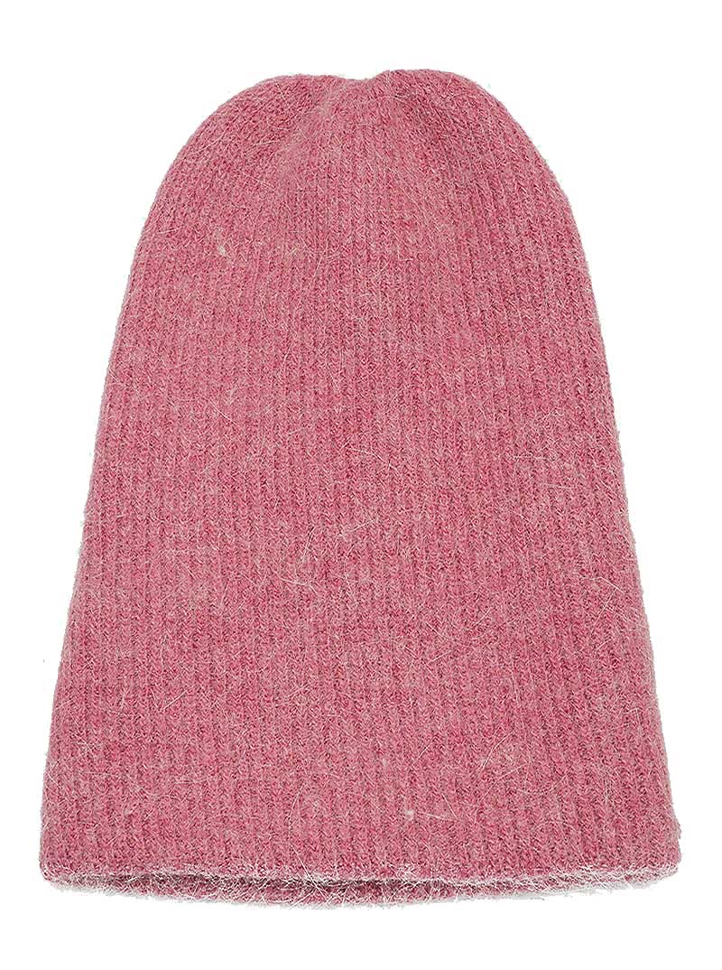 Acrylic Knit Ribbed Hipsster Beanie