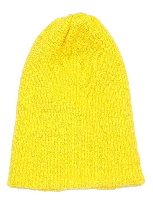 Acrylic Knit Ribbed Hipsster Beanie