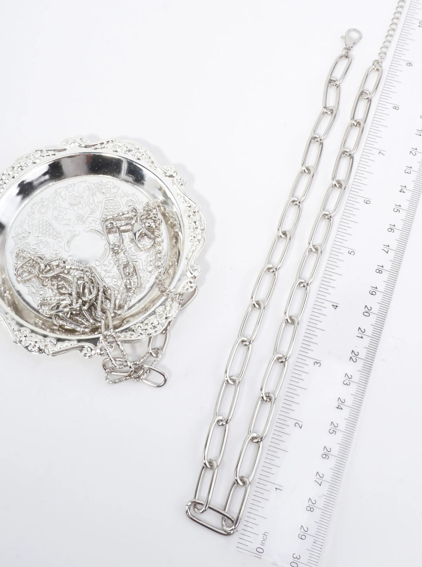Adjustable Layered Link Necklace