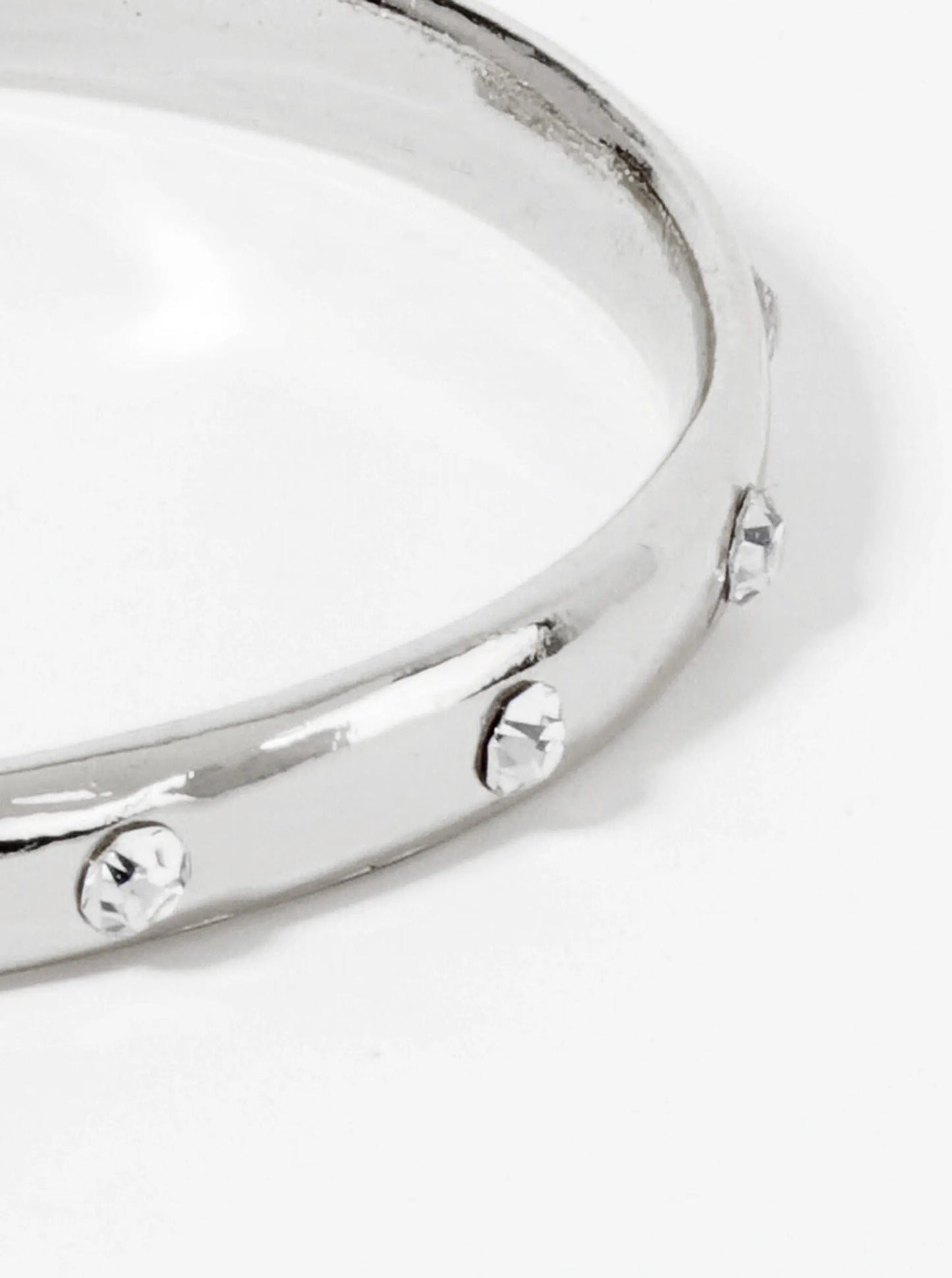 Adjustable Rhinestone Pull-Tie Metal Bracelet