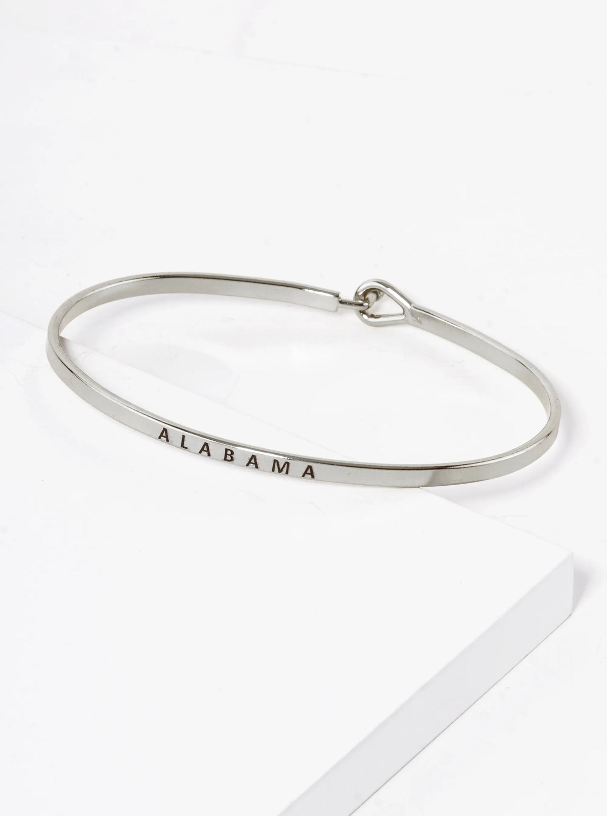 Alabama Engraved Inspirational Bangle Bracelet