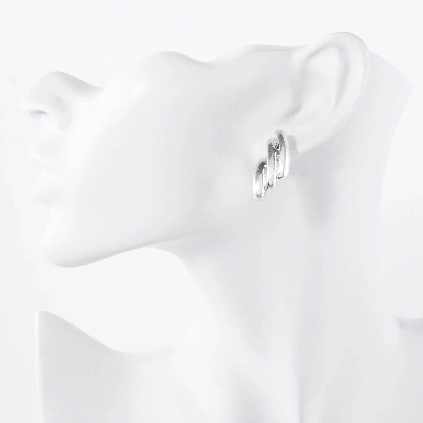 Angel-Wing Inspired Metal Earrings With-Titanium-Post