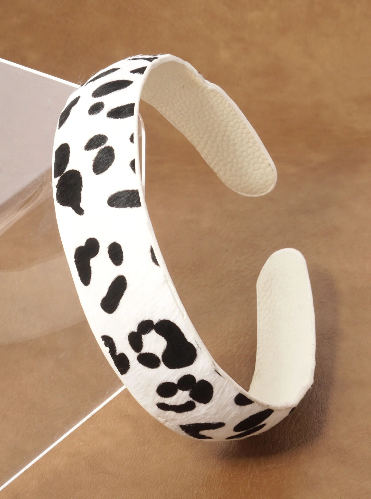Animal Pattern Genuine Leather Headband