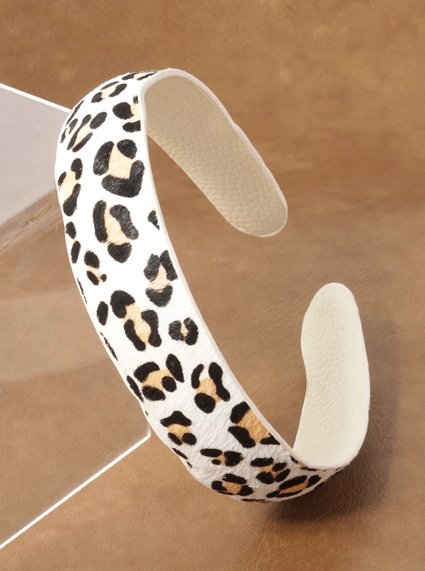 Animal Pattern Genuine Leather Headband