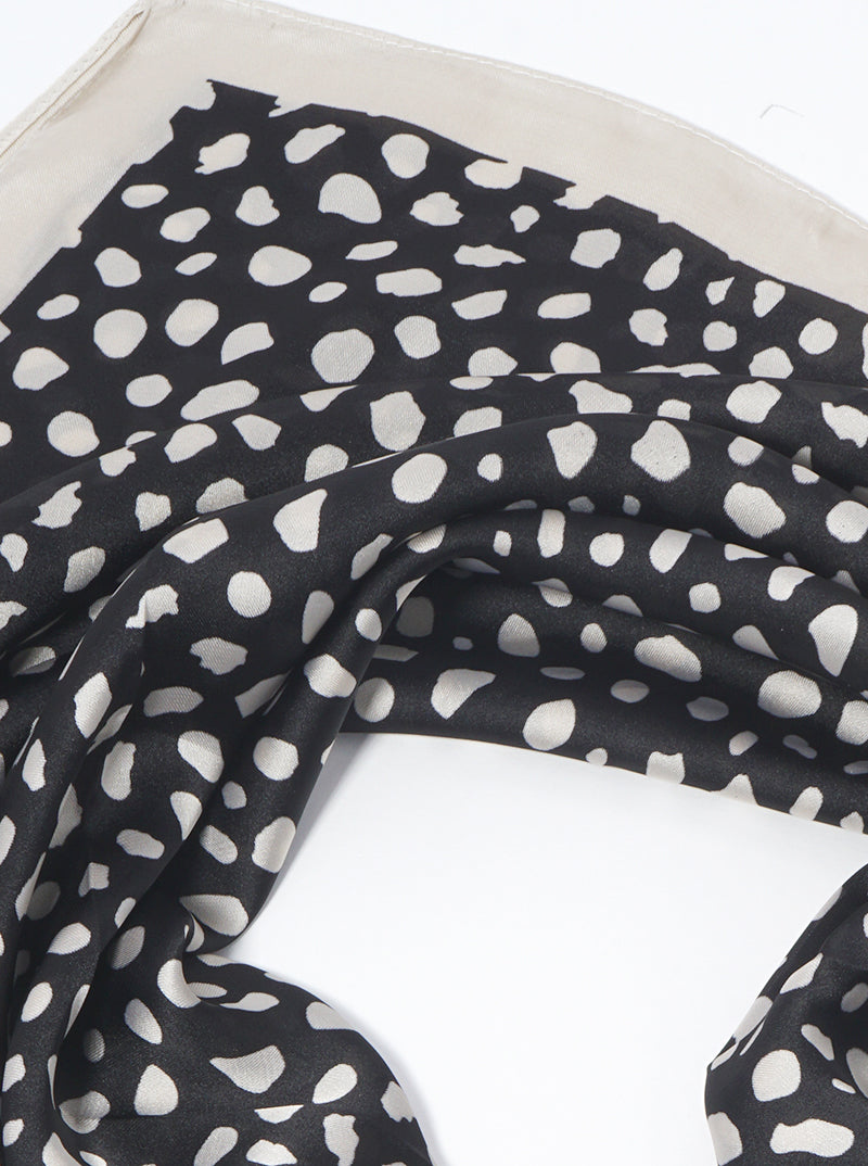 Animal Print Polyester Bandana Scarf