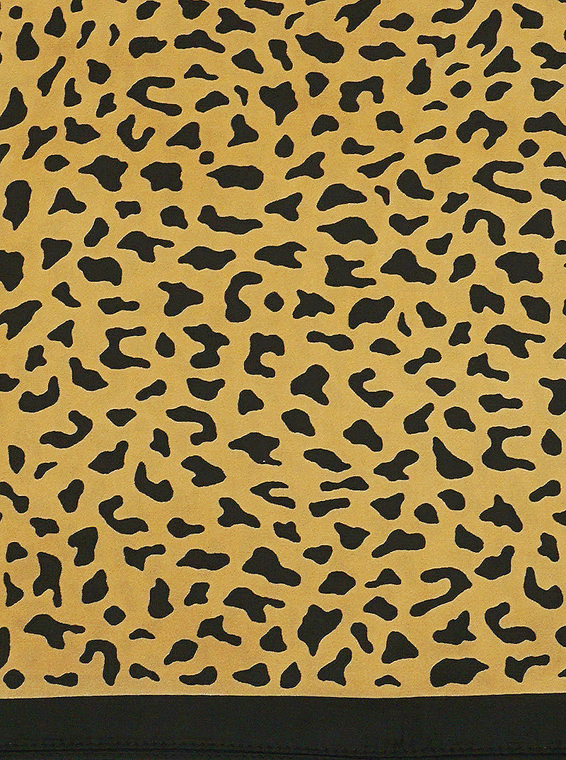 Animal Print Polyester Bandana Scarf