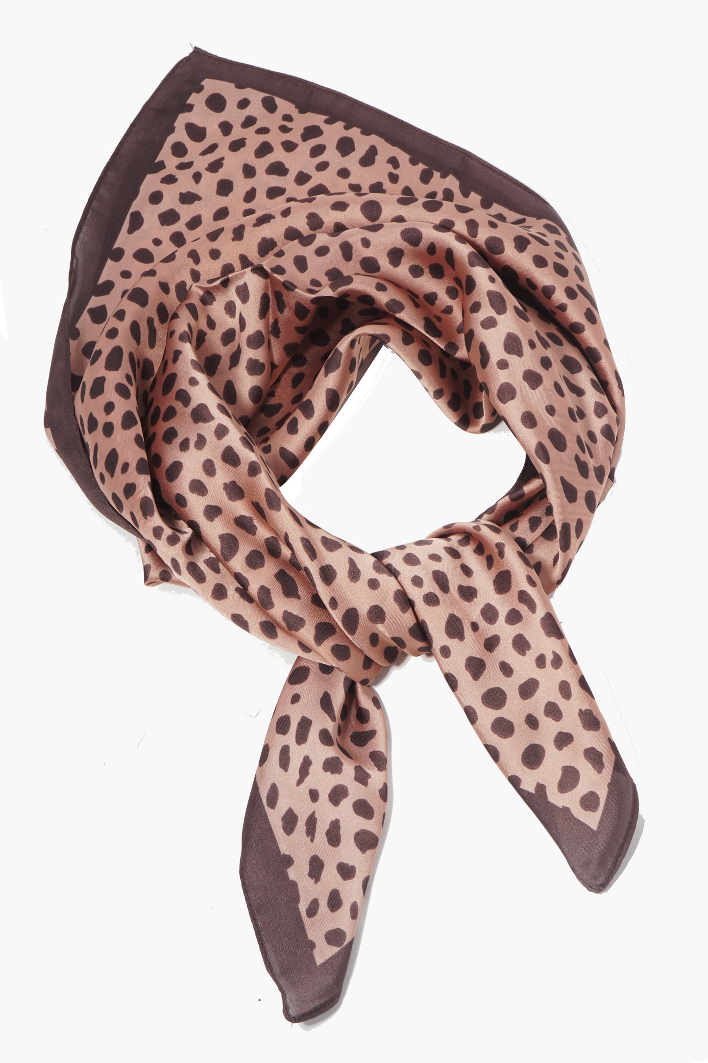 Animal Print Polyester Bandana Scarf