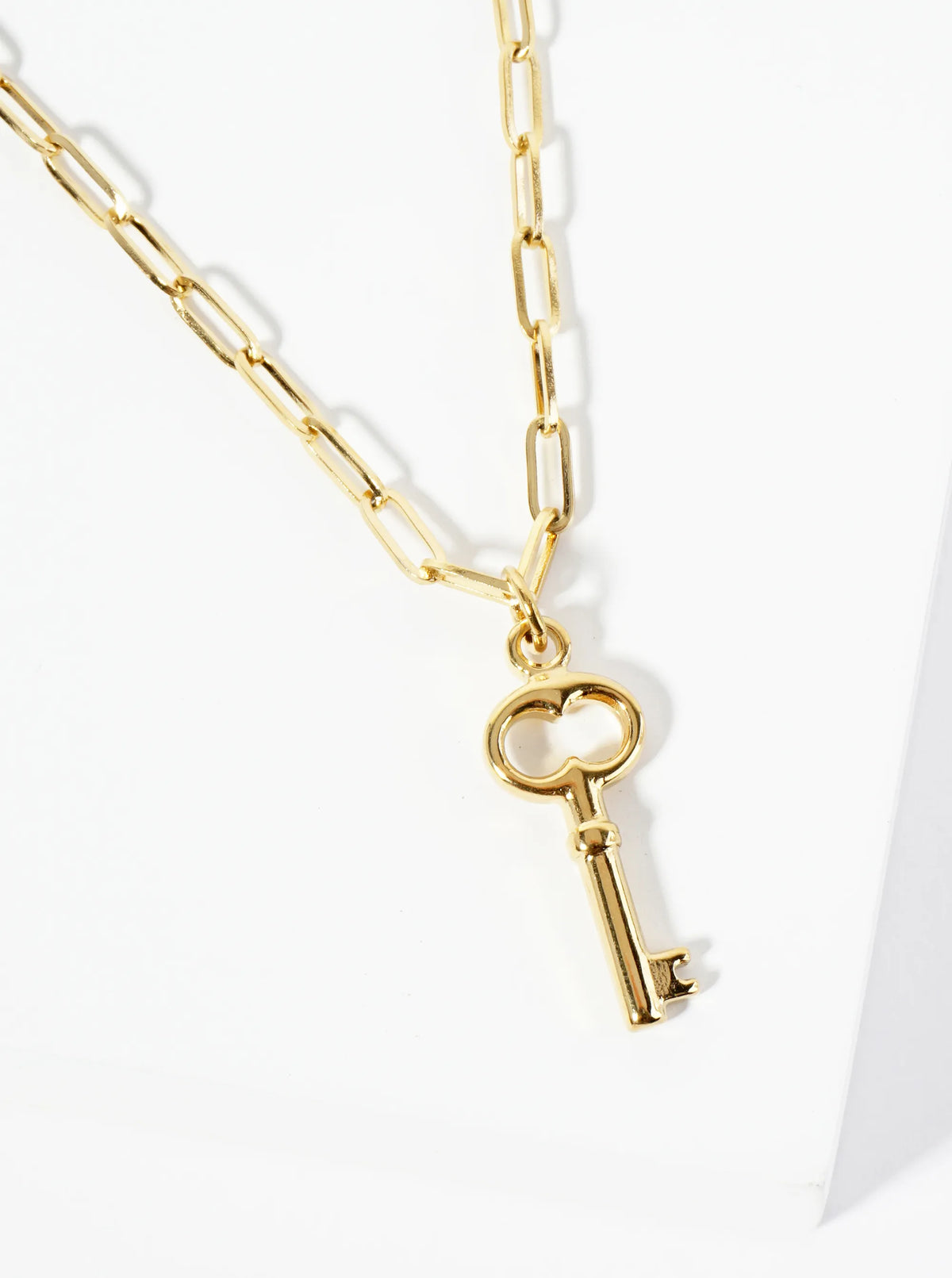 Antique Key Pendant Hypoallergenic Stainless Steel Necklace