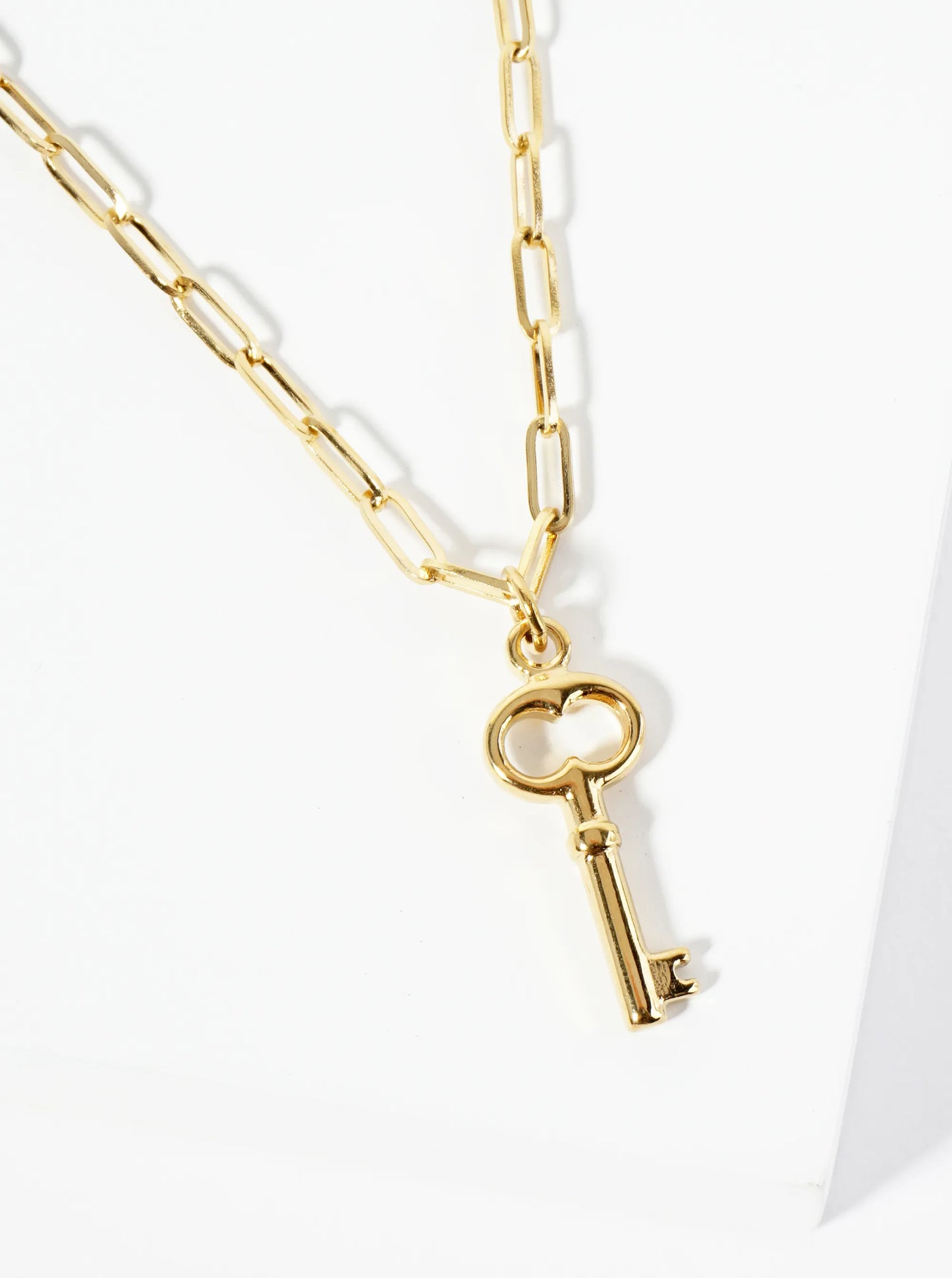 Antique Key Pendant Hypoallergenic Stainless Steel Necklace