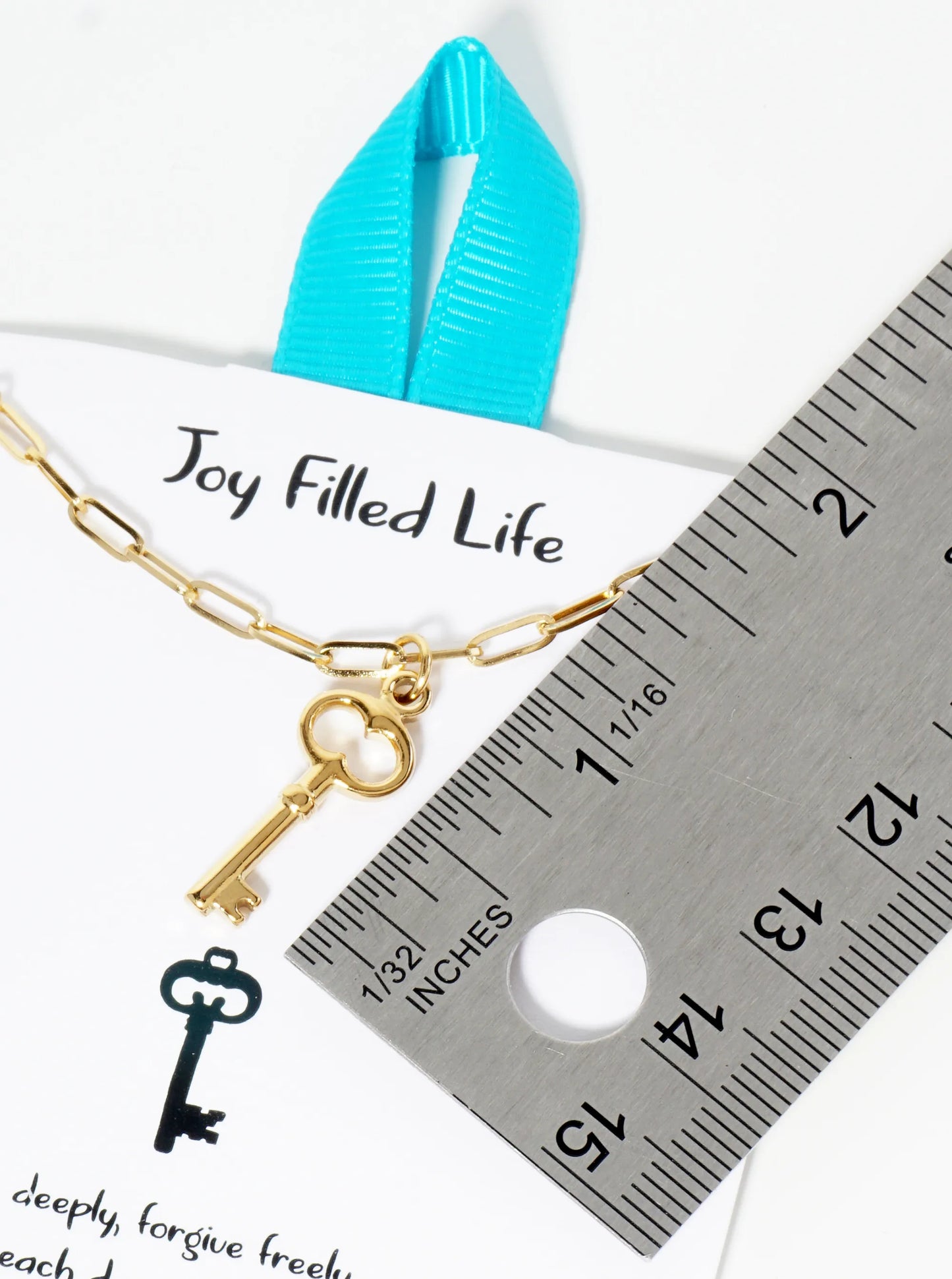 Antique Key Pendant Hypoallergenic Stainless Steel Necklace