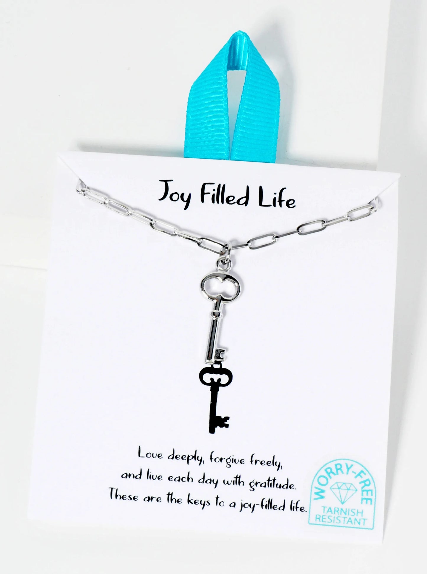 Antique Key Pendant Hypoallergenic Stainless Steel Necklace