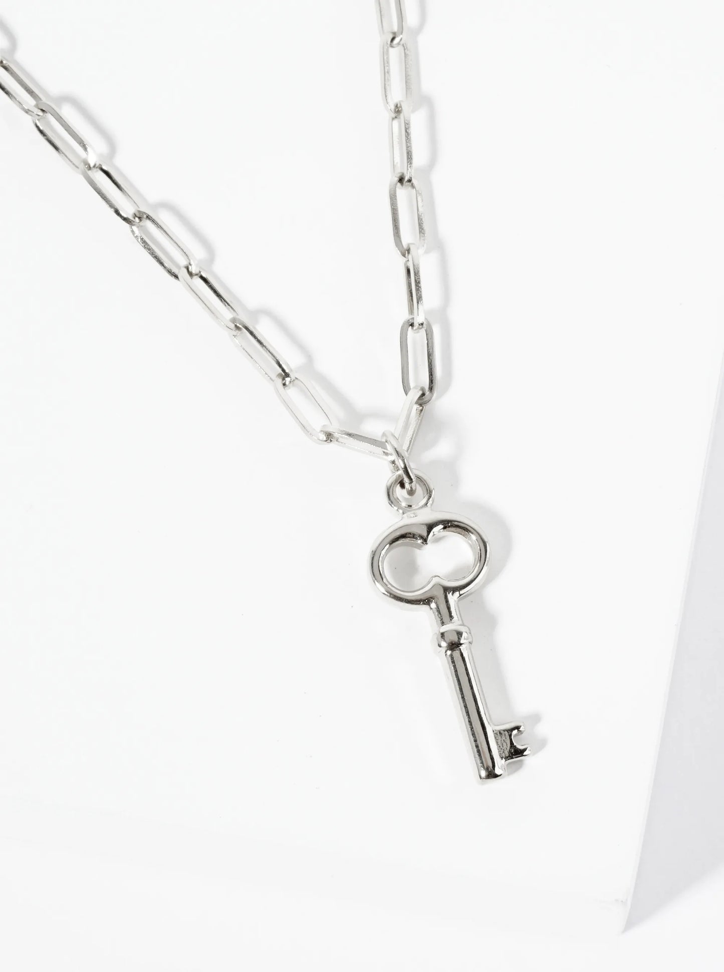 Antique Key Pendant Hypoallergenic Stainless Steel Necklace