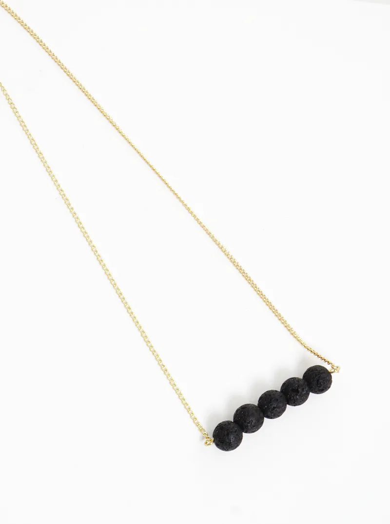 Aroma Oil Diffusion Multi Natural Stone Necklace