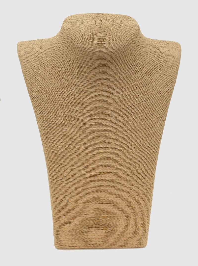 BUST BURLAP NECKLACES JEWELRY STAND DISPLAYS
