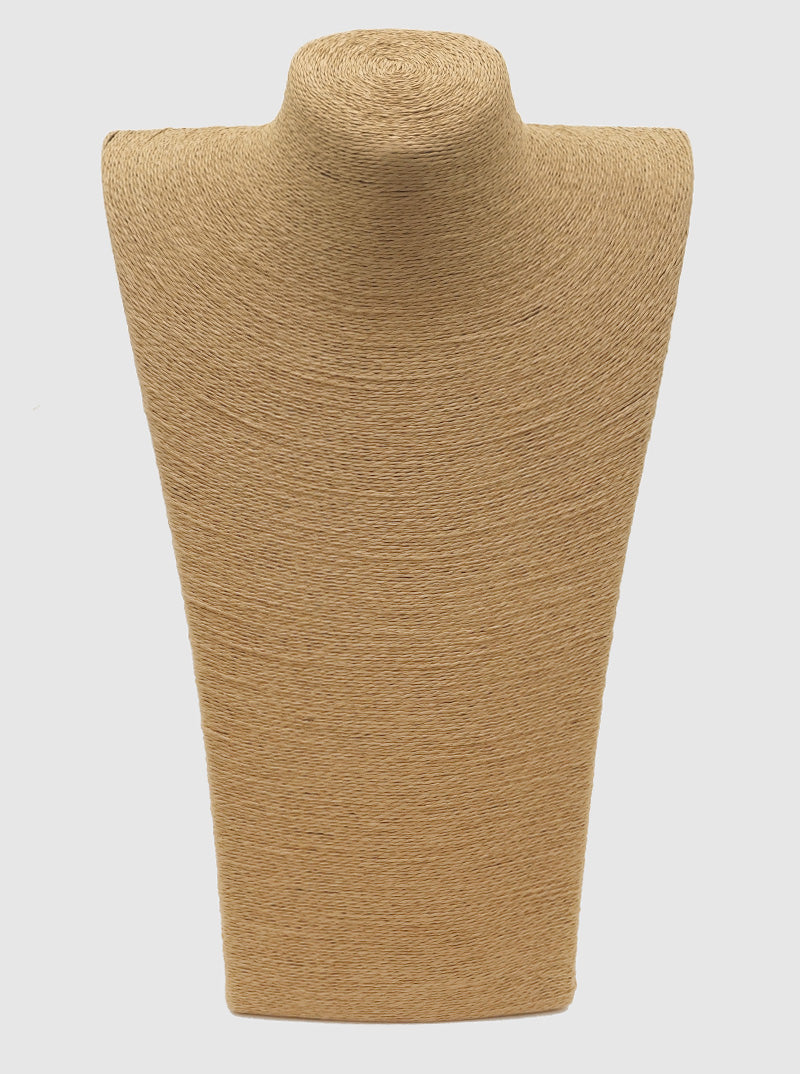 BUST BURLAP NECKLACES JEWELRY STAND DISPLAYS