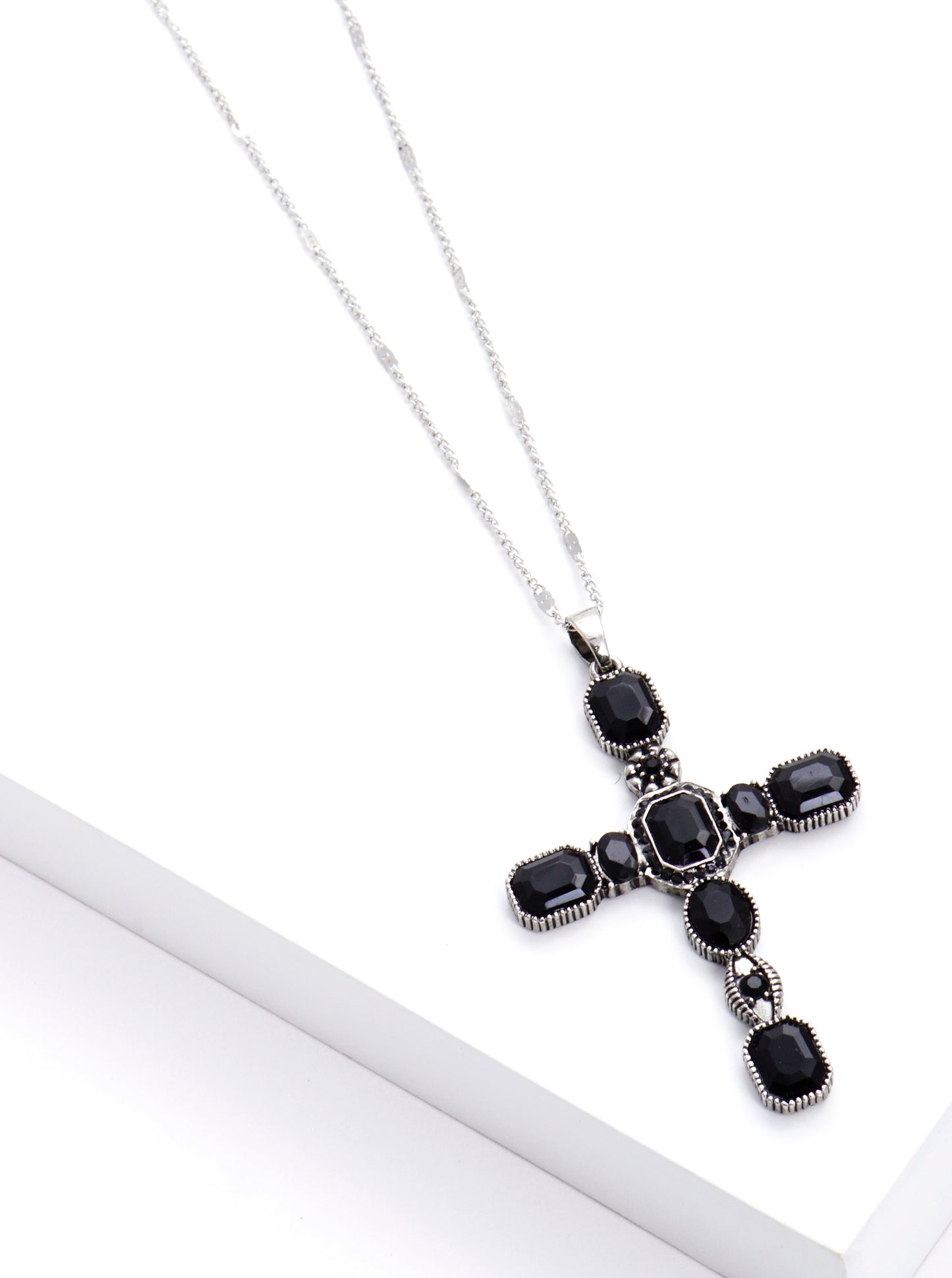 Baroque Gothic Cross Pendant Necklace