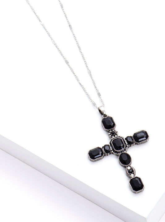 Baroque Gothic Cross Pendant Necklace