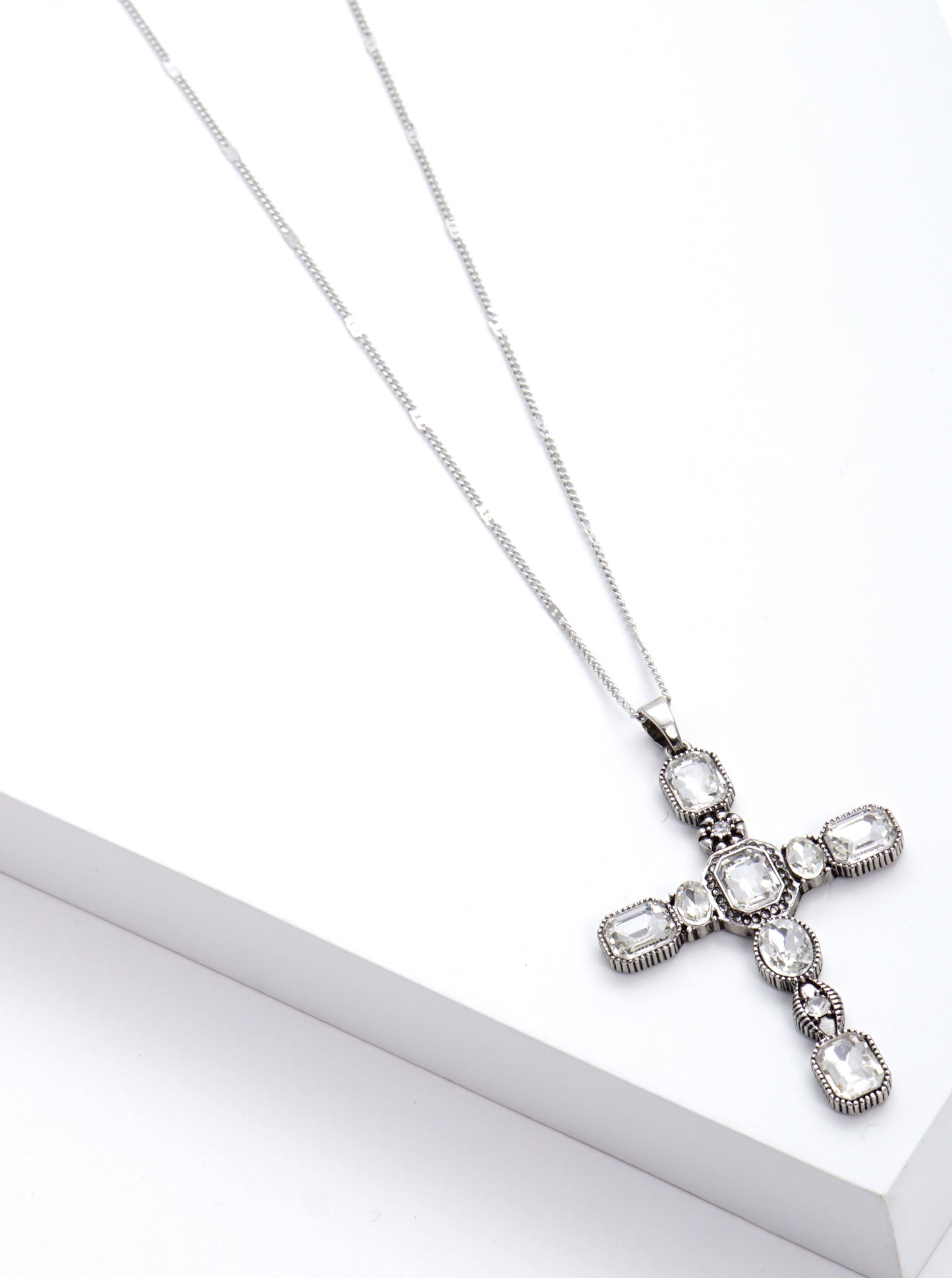Baroque Gothic Cross Pendant Necklace