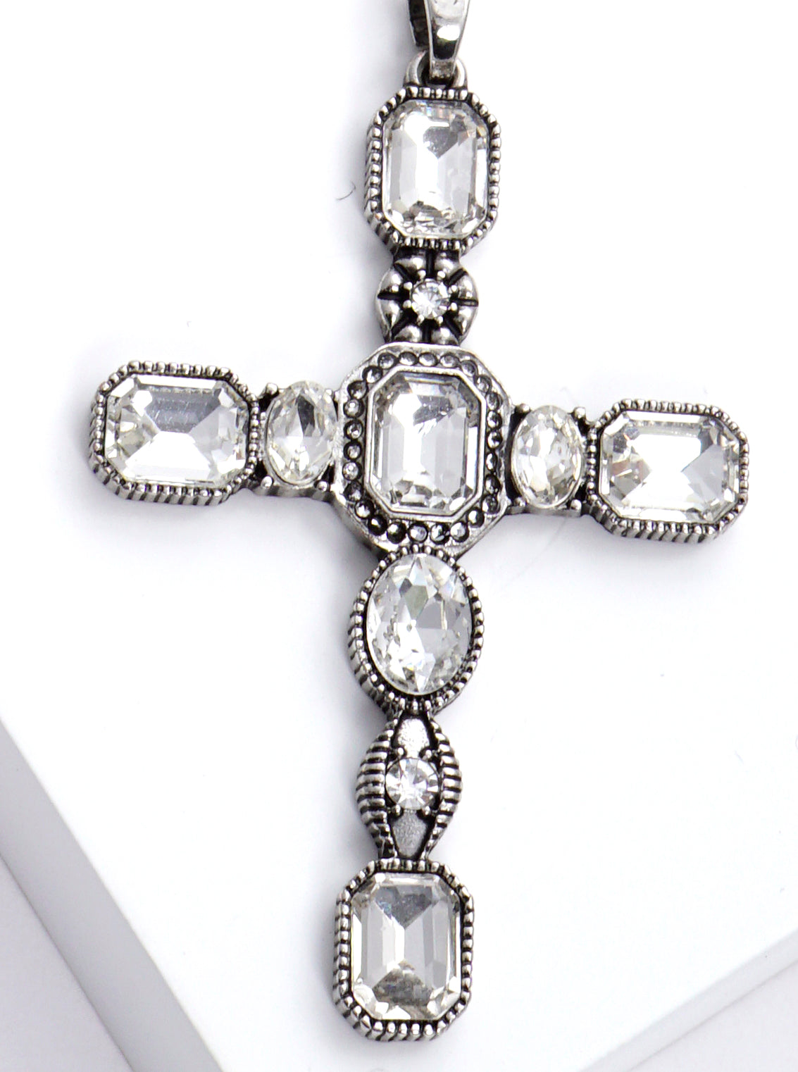 Baroque Gothic Cross Pendant Necklace