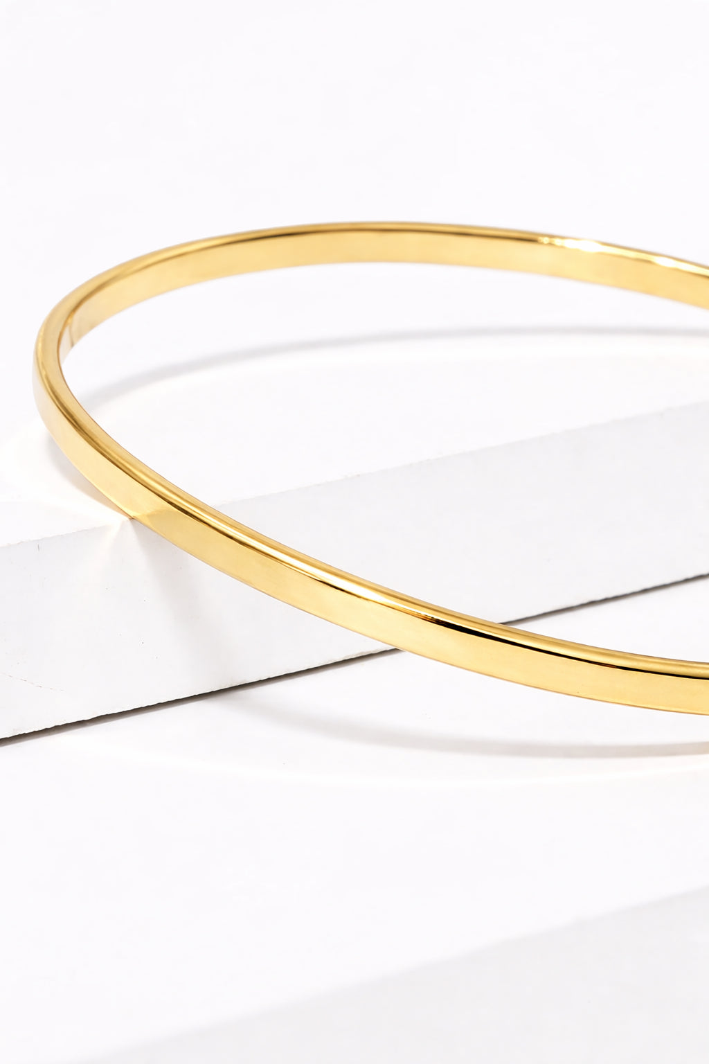 Blank Interlocking Thin Brass Cuff Bracelet