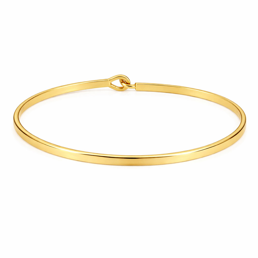 Blank Interlocking Thin Brass Cuff Bracelet
