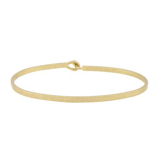 Blank Interlocking Thin Brass Cuff Bracelet