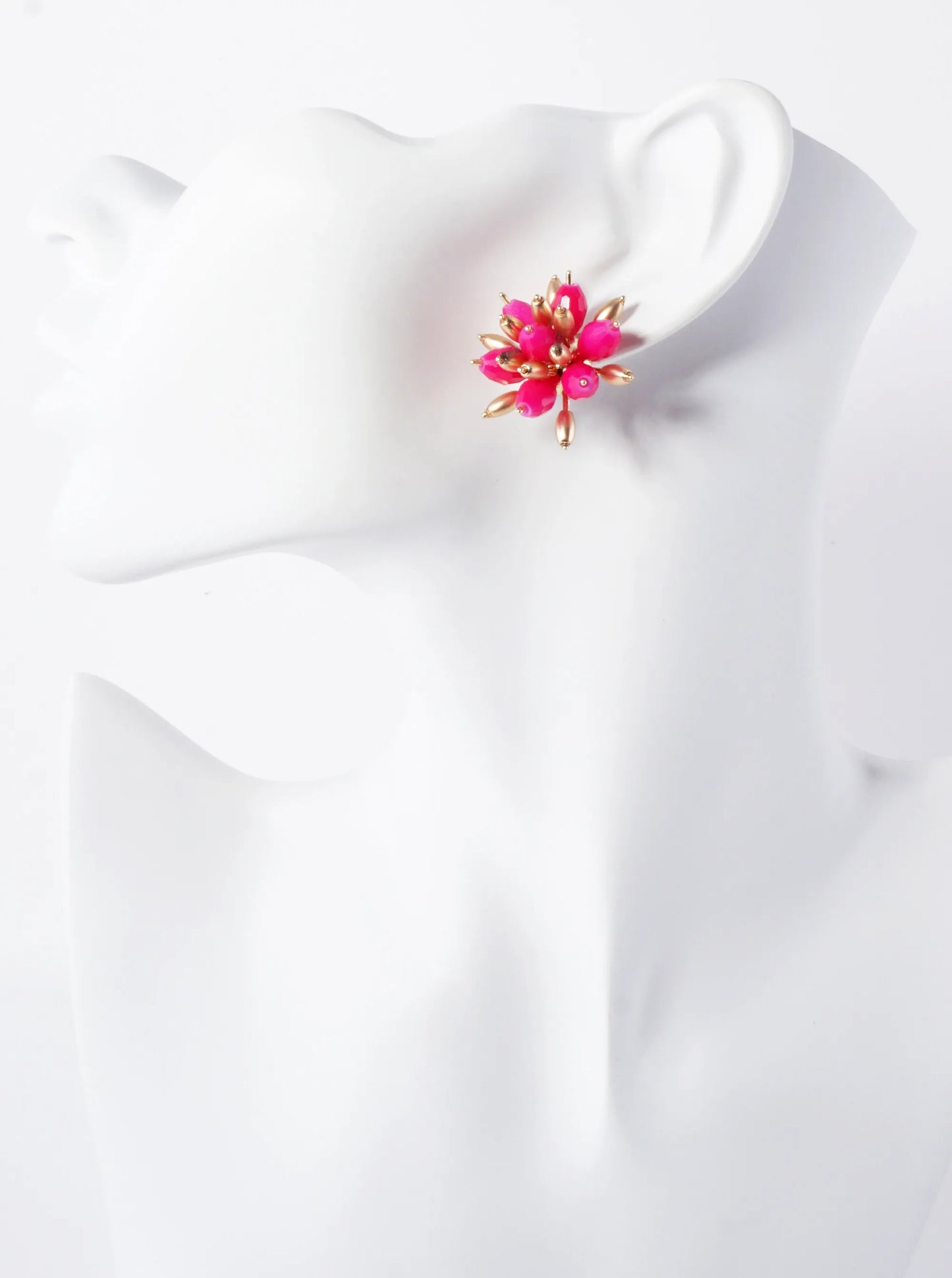 Botanical-Theme Floral Bloom Post Earrings