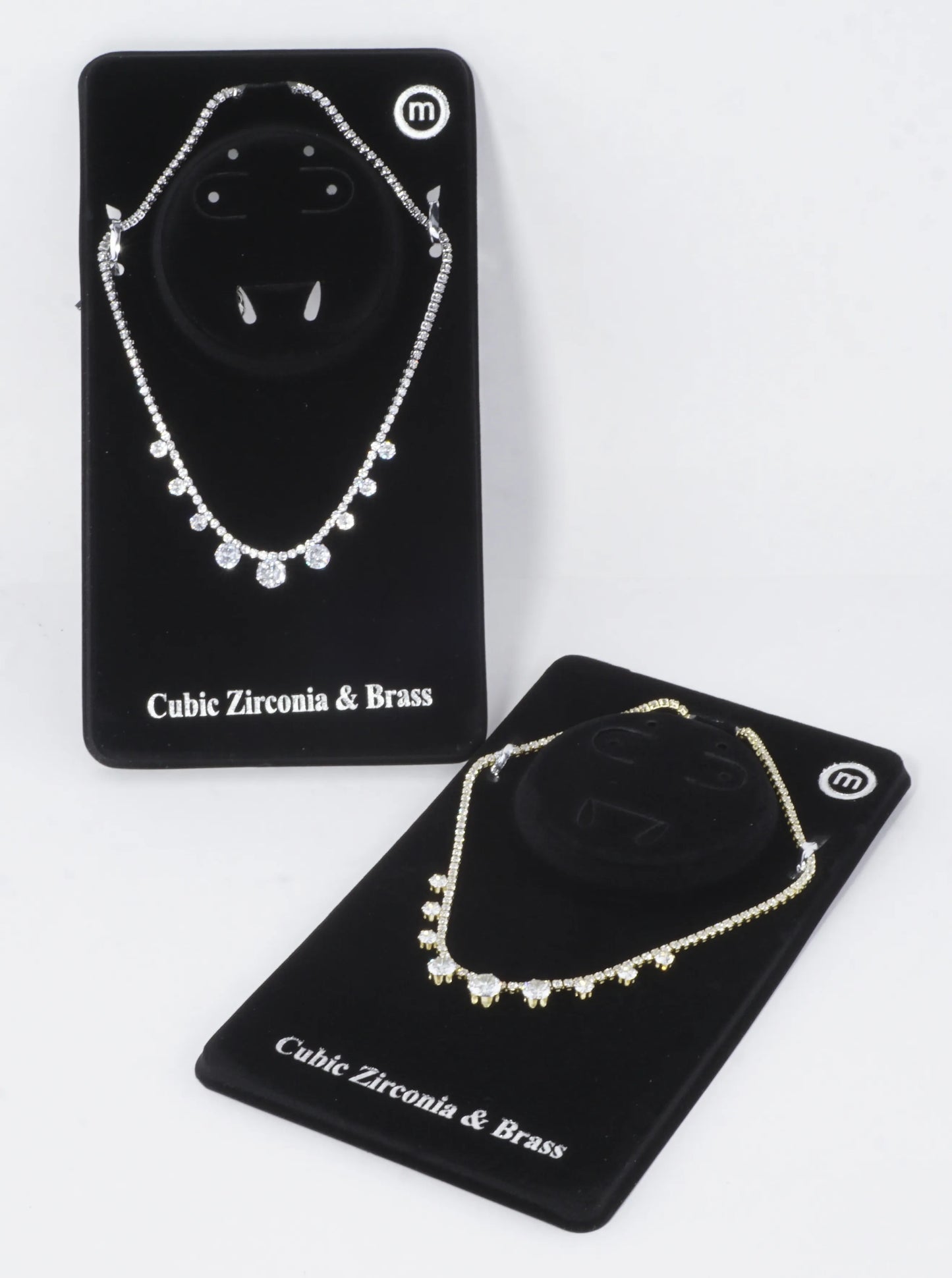 Brilliant Graduated Cubic Zirconia Tennis Necklace