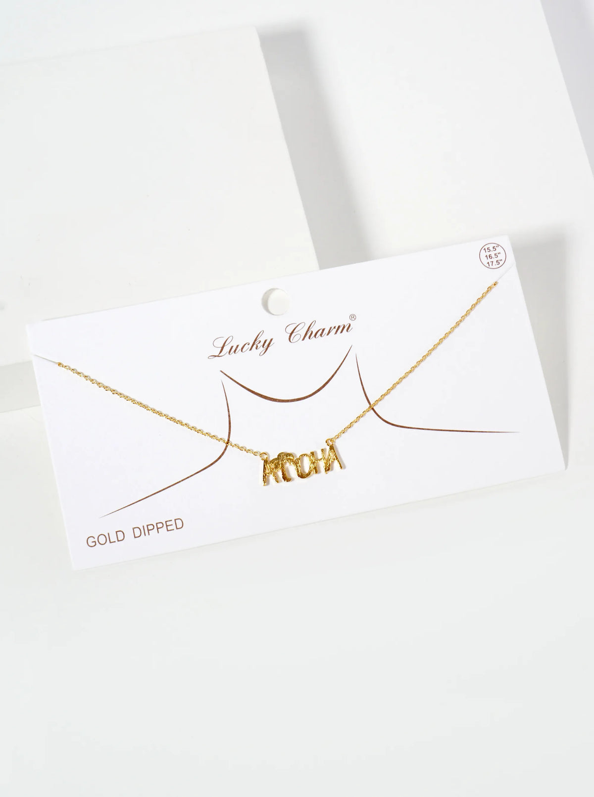 Brushed-Texture Palm-Tree Aloha Pendant 18K-Gold-Dipped Necklace